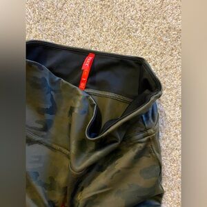Camo spanx leather leggings